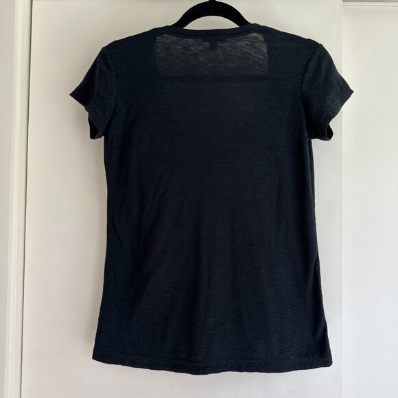 James Perse Deep Scoop Neck T-Shirt - Picture 6 of 9